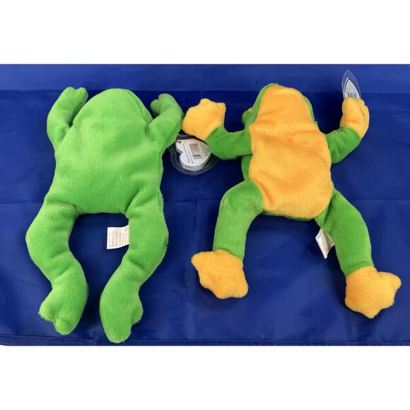 Ty Beanie Babies Frog Bundle (2pcs) Legs And Smoochy - Picture 3 of 13